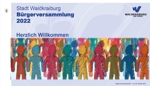 Bürgerversammlung der Stadt Waldkraiburg im Haus der Kultur am 19.10.22